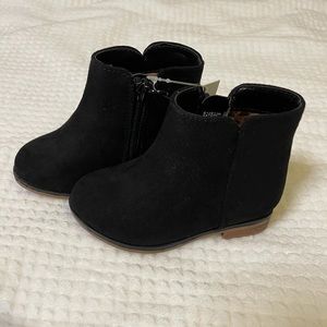 cat and jack boots size 6 black